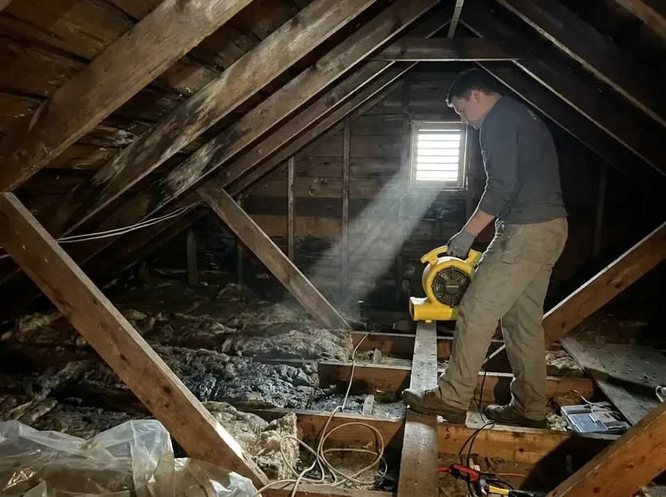 attic-water-damage-drying-proc-007 — frequently asked questions, Emergency Water Extraction & 24/7 Flood Response in Volga,…